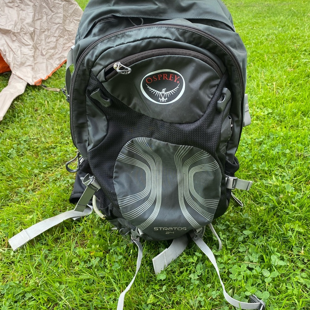 Osprey Black and Gray Technical Backpack